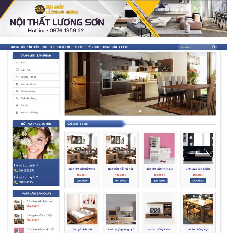 Thiết kế web nội thất mới nhất Noithat21-768x789